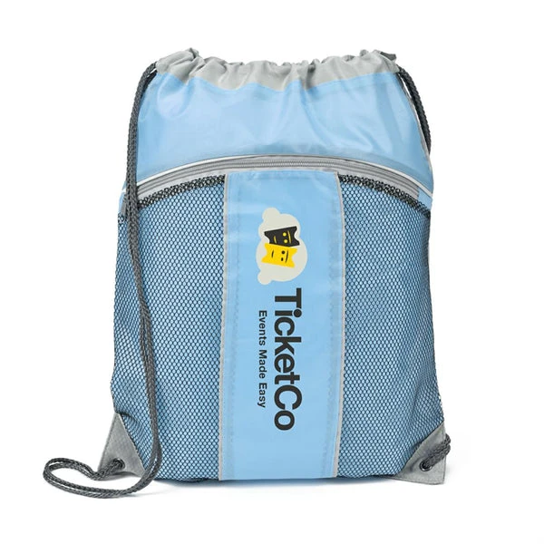 B571 The leader drawstring bag $5.35 ( includes a 1 color print ) minimum 100 bags