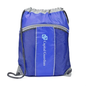B571 The leader drawstring bag $5.35 ( includes a 1 color print ) minimum 100 bags