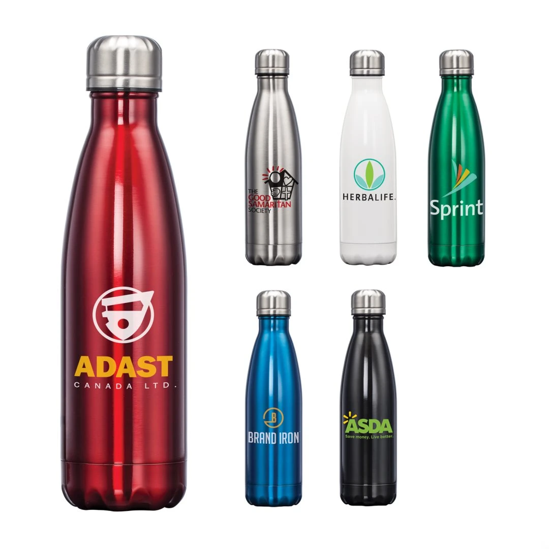 Single Pin 17oz. water bottle - D032 -  $10.35 (price includes 1 color print) minimum 35 bottles
