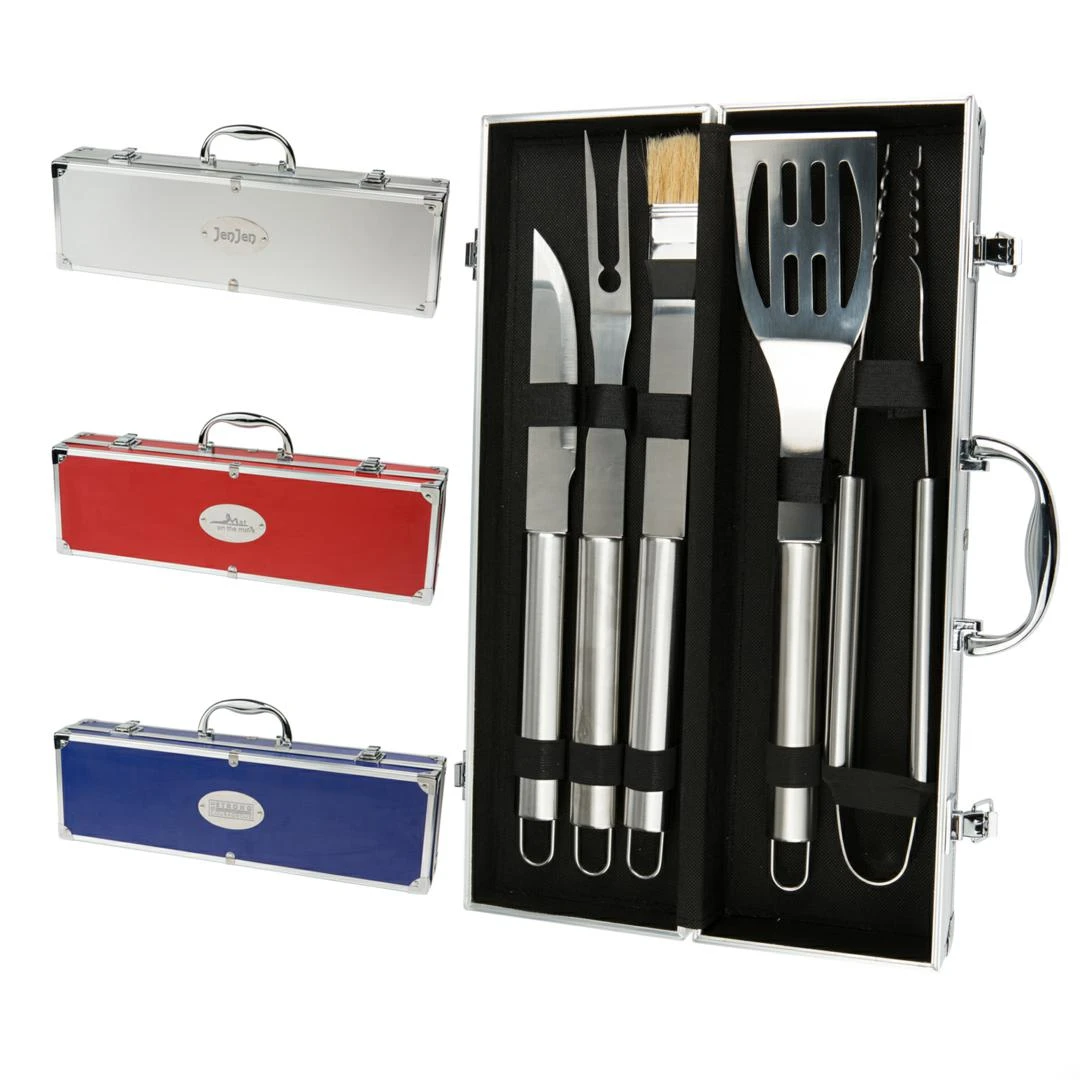 L045 - Grill BBQ Set - 5pc $51.98 ( price includes laser engraved logo) minimum 10