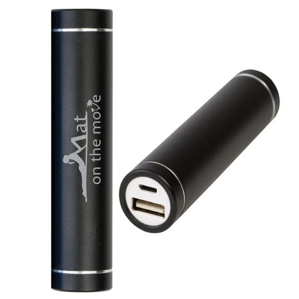 O209 - Cylinder power bank $16.86 ( price includes a 1 color print) minimum 25