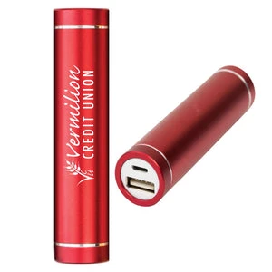 O209 - Cylinder power bank $16.86 ( price includes a 1 color print) minimum 25