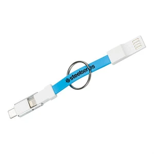 O217 - Wizard 3 in 1 cable keyring $5.99 ( price includes 1 color print) minimum 50