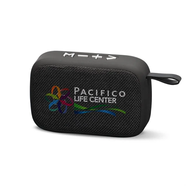 O241 -  Dorsey Wireless speaker $23.75 ( includes a 1 color print on case ) minimum 25 units