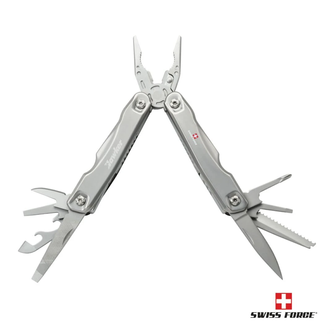 SFL892 - Swiss Force  Pro series Bacaneer Multi Tool $35.80 ( price includes 1 laser engraved logo ) minimum 25