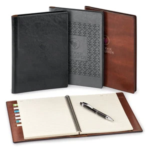 ST4039 - Fabrizio padfolio and refillable ECO notebook $30.00 ( price includes debossed logo) 35 minimum