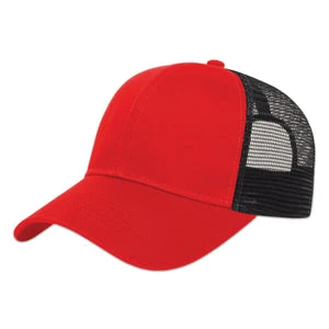 i3025 - Cap America value series mesh trucker cap 12.35 - promotional products headwear and hats - ( price includes 10,000 stitch embroidered logo) minimum 48
