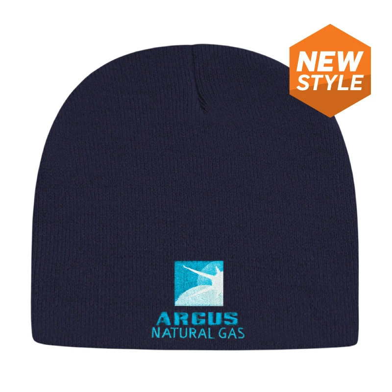 ik28 - Cap America Knit Beanie $10.50 ( price includes up to a 10,000 stitch embroidery ) minimum 48