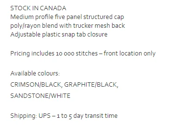 i3047 - Cap America classic series mesh back cap $13.45 ( price includes  up to10,000 stitch embroidered logo ) Minimum 48